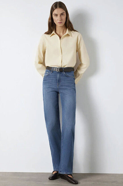 Kadın Victoria Premium Jean Pantolon 101072-A3035 Mavi (1)