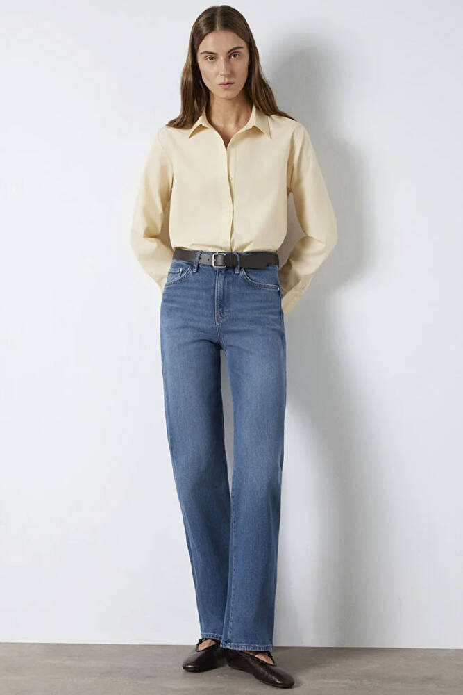 Kadın Victoria Premium Jean Pantolon 101072-A3035 Mavi 