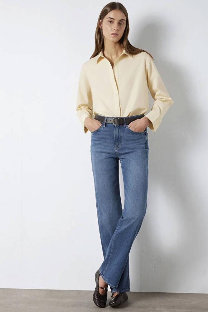 Kadın Victoria Premium Jean Pantolon 101072-A3035 Mavi 