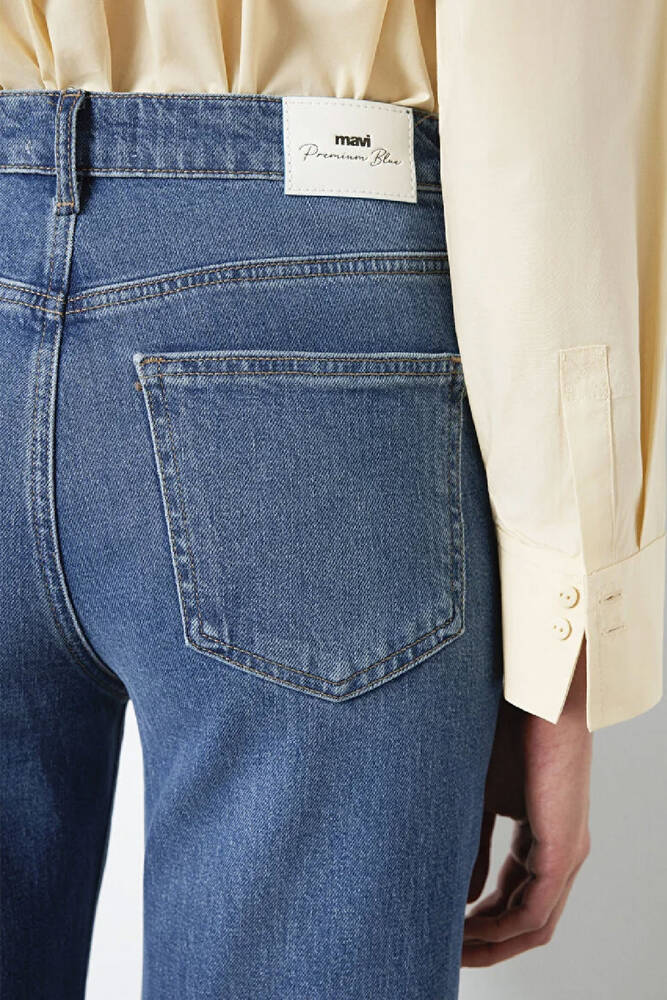 Kadın Victoria Premium Jean Pantolon 101072-A3035 Mavi 