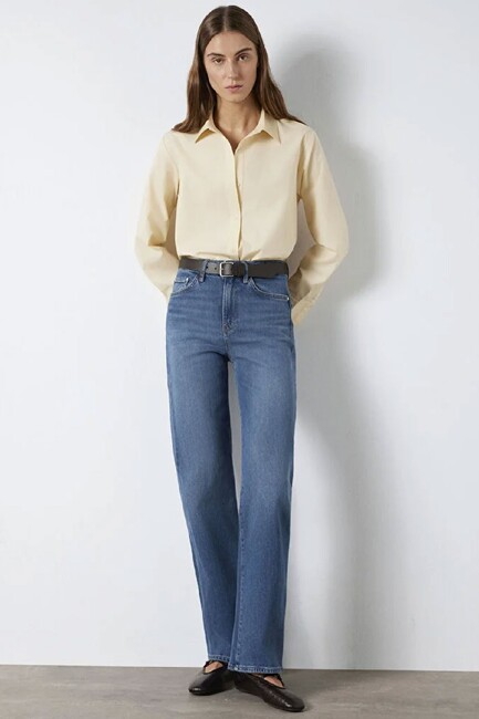 Kadın Victoria Premium Jean Pantolon 101072-A3035 Mavi (1)