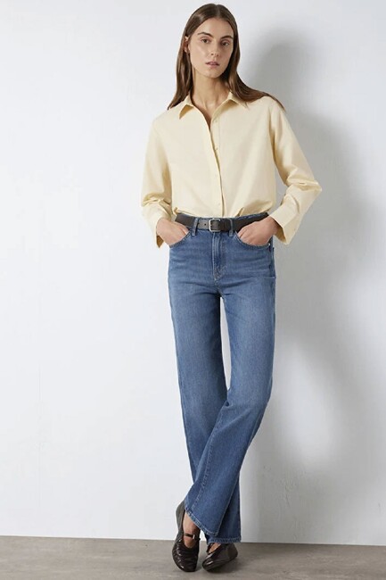 Kadın Victoria Premium Jean Pantolon 101072-A3035 Mavi (3)