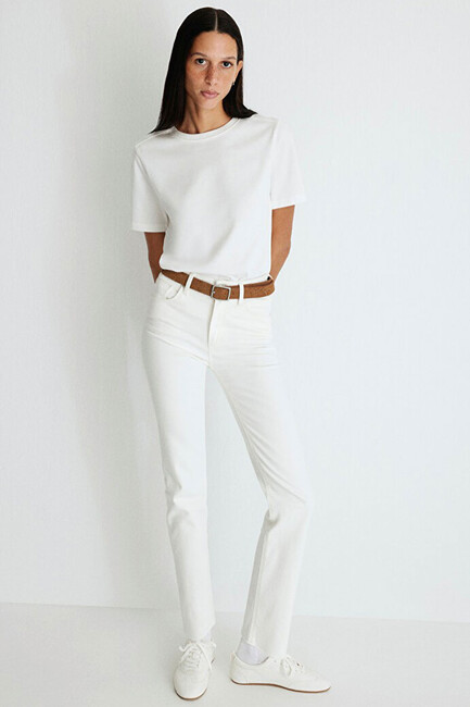 Kadın Viola Mavi Premium Jean Pantolon 101048-86478 Beyaz (1)