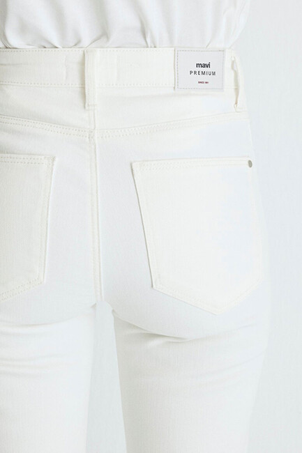 Kadın Viola Mavi Premium Jean Pantolon 101048-86478 Beyaz - Thumbnail