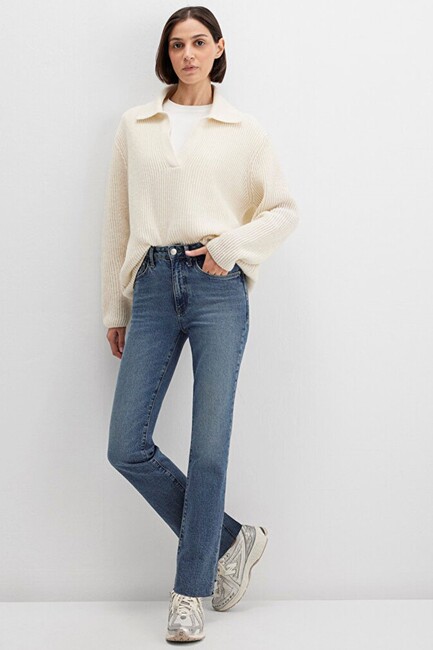 Kadın Viola Premium Blue Jean Pantolon 101048-89176 Mavi (2)