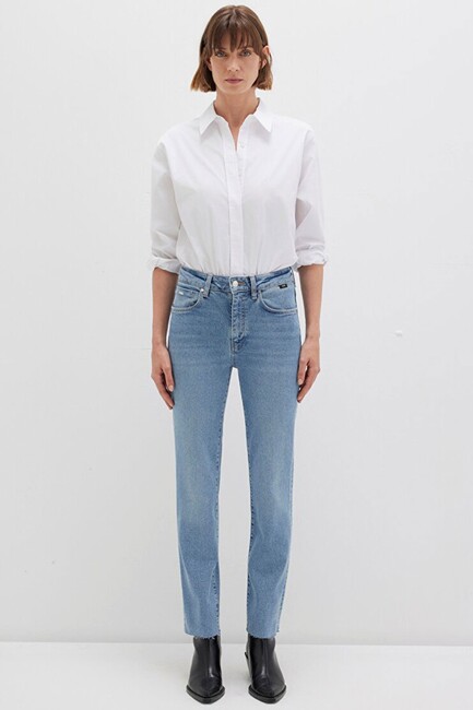 Kadın Vıola Premium Jean Pantolon 101048-91000 Mavi - Thumbnail