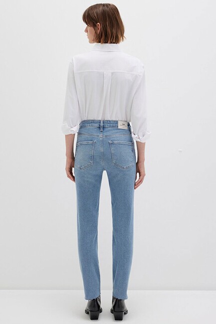 Kadın Vıola Premium Jean Pantolon 101048-91000 Mavi - Thumbnail