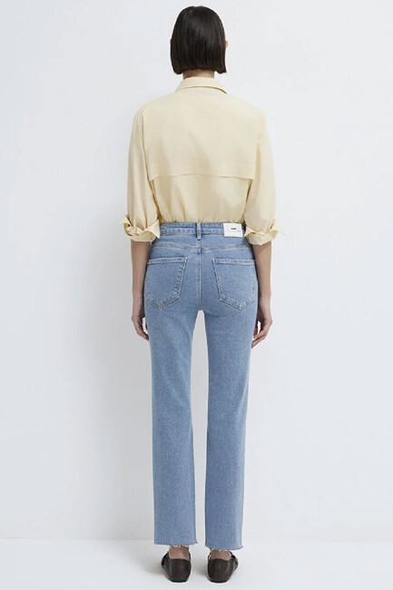 Kadın Vıola Premium Jean Pantolon 101048-91000 Mavi - Thumbnail