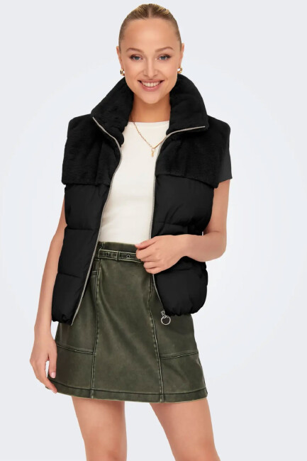 Kadın Wanja Puffer Yelek 15322053 Siyah