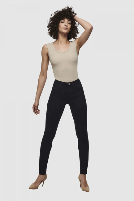 Kadın Wauw Lıfe Jean Pantolon 15237272 Siyah (1)