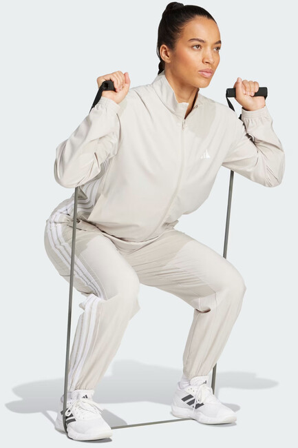 Kadın WE 3S Woven Eşofman Altı JD6522 Ekru (3)