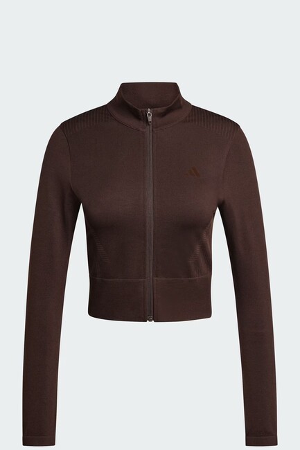 Kadın We Knıt Ceket KE5821 Kahve - Thumbnail