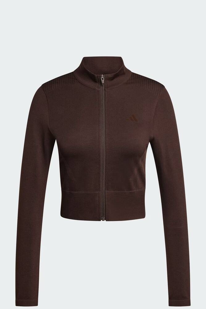 Kadın We Knıt Ceket KE5821 Kahve 