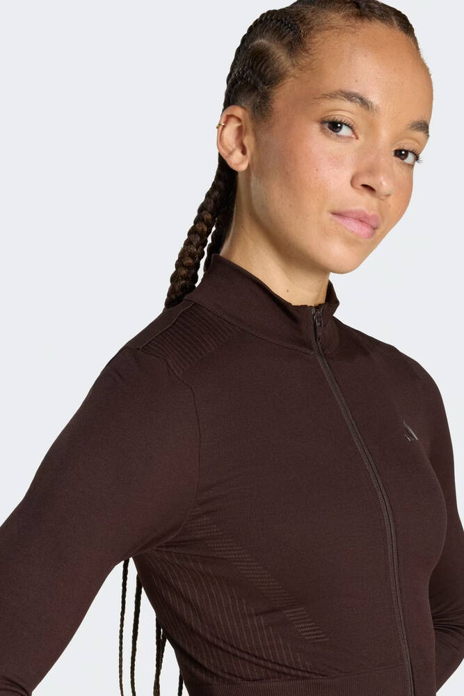 Kadın We Knıt Ceket KE5821 Kahve 