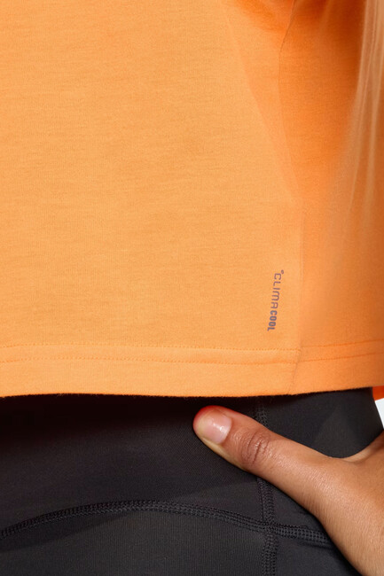 Kadın We Mın Tişört KB7908 Turuncu - Thumbnail