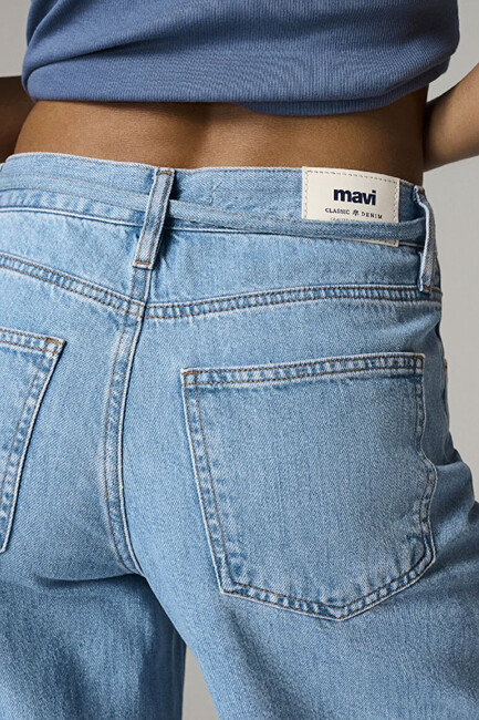 Kadın Wendy Classic Jean Pantolon 1012626-A4176 Mavi - Thumbnail