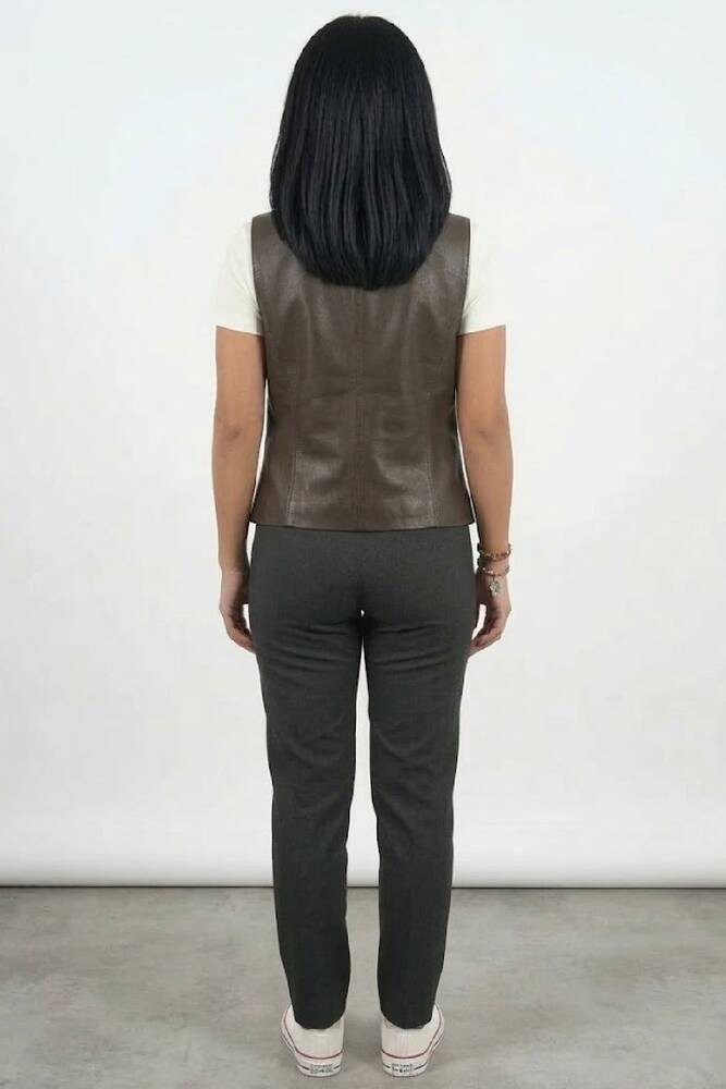 Kadın Yelek 1909584 Kahve 