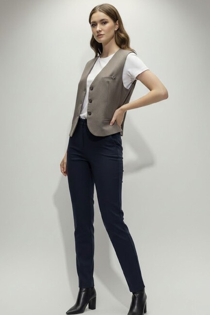 Kadın Yelek 1909629 Bej (2)