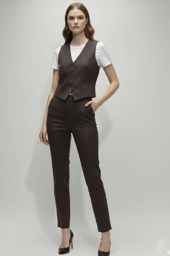 Kadın Yelek 1909636 Kahve 