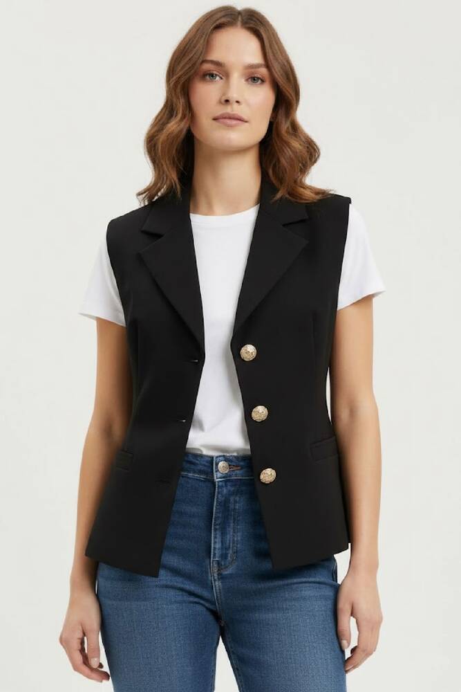 Kadın Yelek 1909638 Siyah 