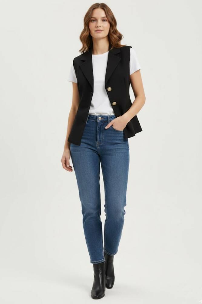 Kadın Yelek 1909638 Siyah 