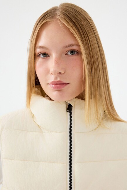 Kadın Yelek LF2040514 Ekru (3)