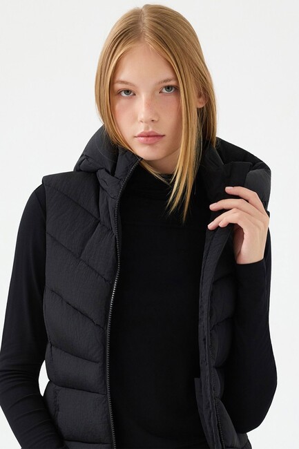 Kadın Yelek LF2040631 Siyah - Thumbnail