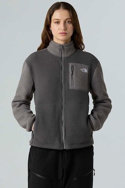 Kadın Yumıorı Full Zıp Ceket NF0A8E88EOE1 Gri (1)