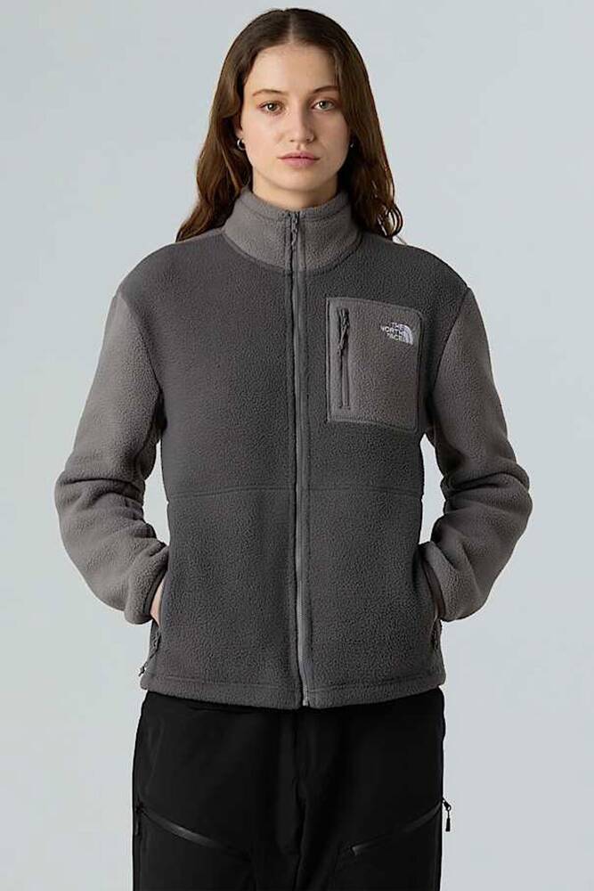 Kadın Yumıorı Full Zıp Ceket NF0A8E88EOE1 Gri 