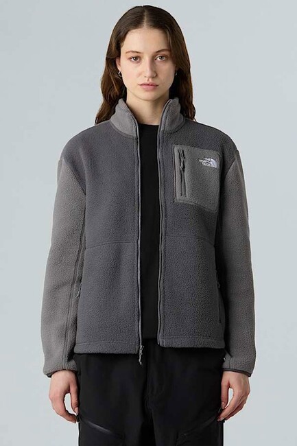 Kadın Yumıorı Full Zıp Ceket NF0A8E88EOE1 Gri - Thumbnail