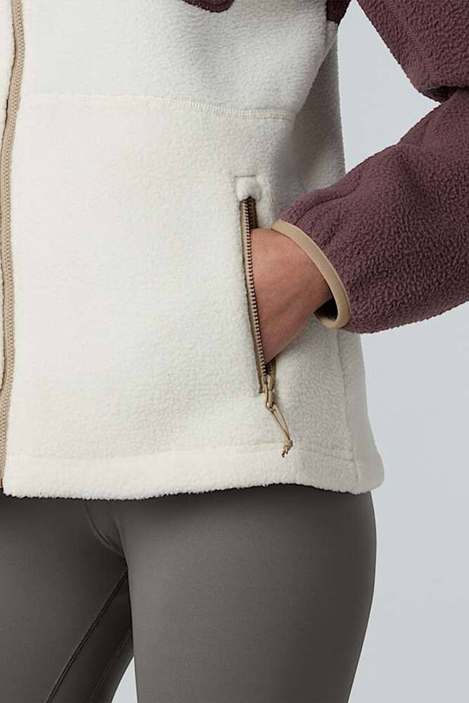 Kadın Yumıorı Full Zıp Ceket NF0A8E88EWO1 Beyaz 