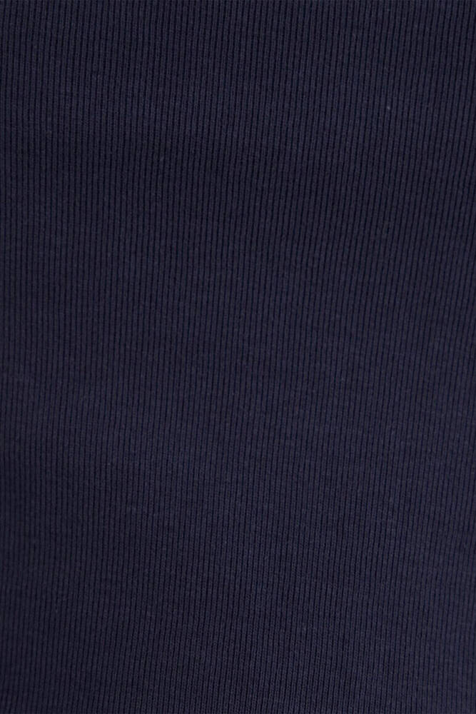 Kadın Yuvarlak Yaka Basic Tişört 1600814-85315 Lacivert 