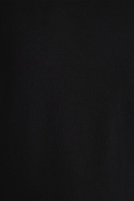 Kadın Yuvarlak Yaka Basic Tişört 162767-900 Siyah - Thumbnail