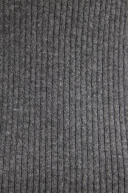 Kadın Yuvarlak Yaka Kazak 1710830-83096 Gri - Thumbnail