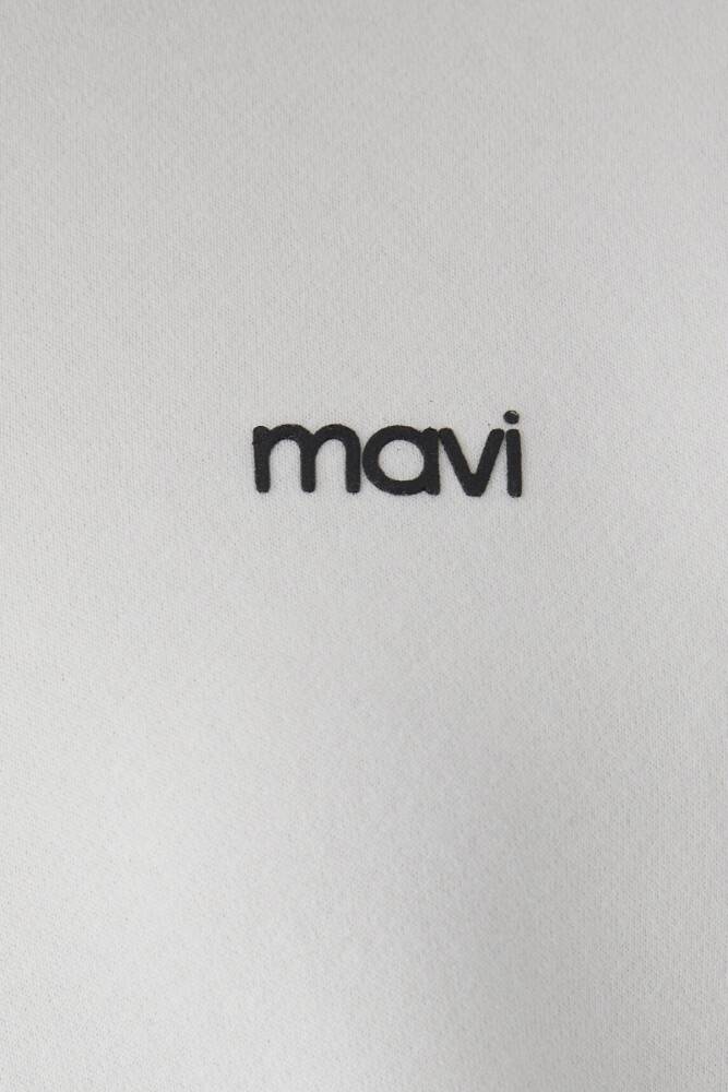Kadın Yuvarlak Yaka Logo Sweat 1S10490-80194 Ekru - 8
