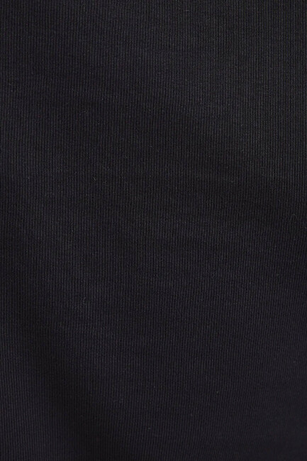 Kadın Yuvarlak Yaka Tişört 1600814-900 Siyah - Thumbnail