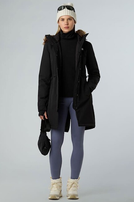 Kadın Zaneck Parka NF0A8DZNJK31 Siyah (1)
