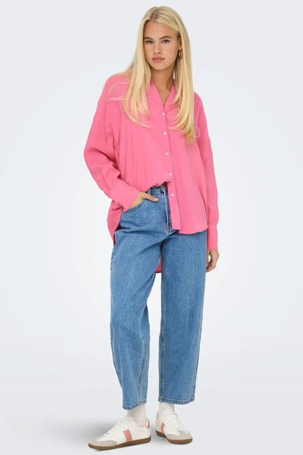 Kadın Zazıma Gömlek 15272523 Pembe (3)