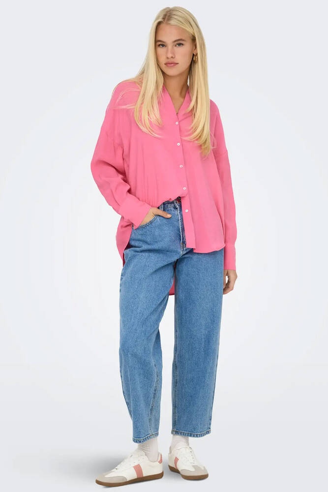 Kadın Zazıma Gömlek 15272523 Pembe 