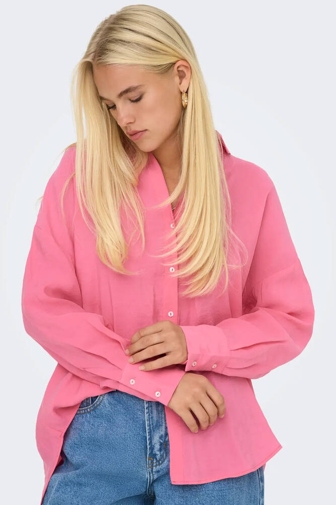 Kadın Zazıma Gömlek 15272523 Pembe 