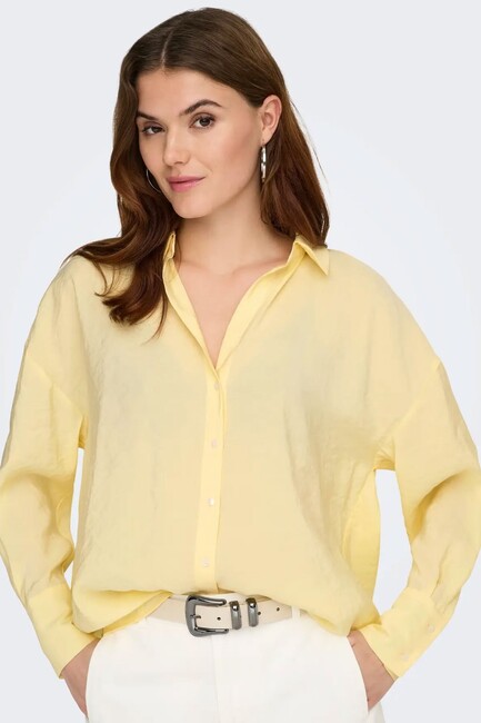 Kadın Zazıma Gömlek 15272523 Sarı - Thumbnail