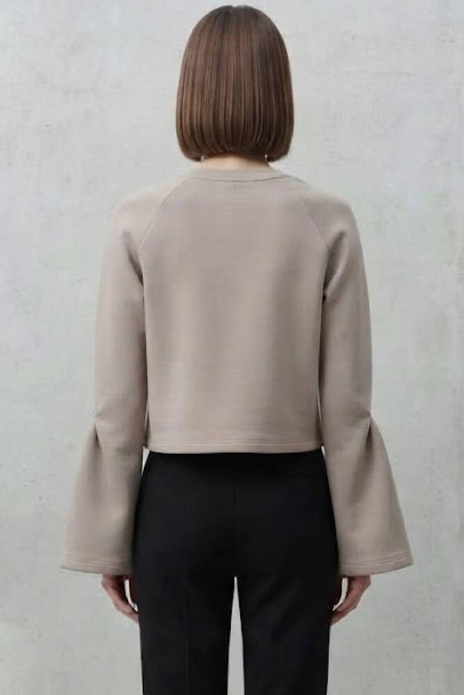 Kasha Kadın Modal Reglan Kol Sweat 27KSW013-1 Bej - 3