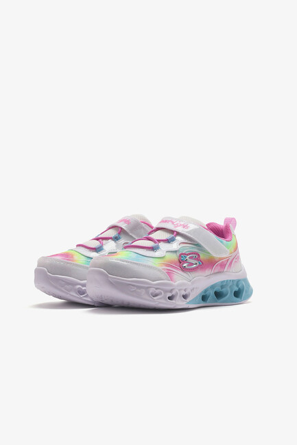 Kız Bebek Flutter Heart Lights Ayakkabı 303253N WMLT Beyaz (3)