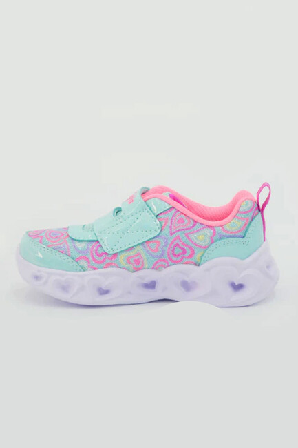 Kız Bebek Heart Lıghts Ayakkabı 303258N MTMT Yeşil - Thumbnail