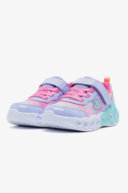 Kız Bebek Infınıte Heart Lıghts Ayakkabı 303261N LVMT Mor (3)