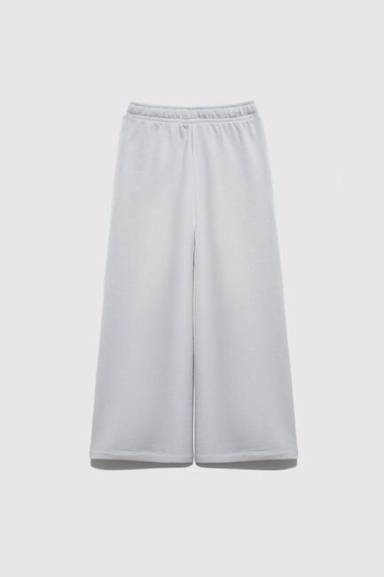 Kız Çocuk Baskılı Eşofman Altı 7010038-70075 Gri (2)