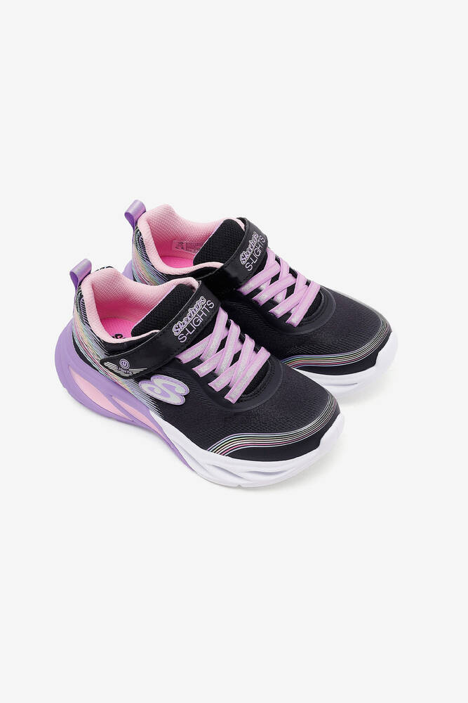 Kız Çocuk Cosmıc Glow Rainbow Ayakkabı 303709L BKMT Siyah 