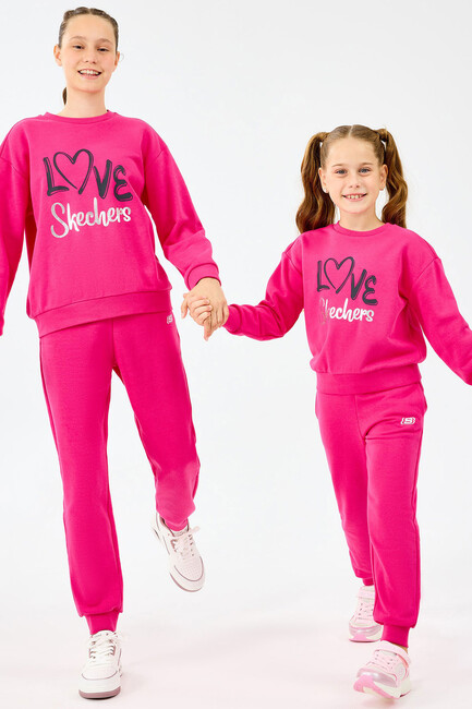 Kız Çocuk ESS Eşofman Alt SK2520006-3586 Pembe (1)