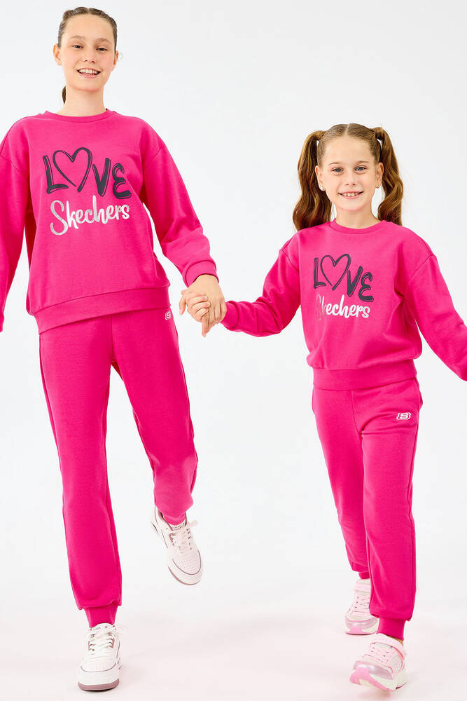 Kız Çocuk ESS Eşofman Alt SK2520006-3586 Pembe 