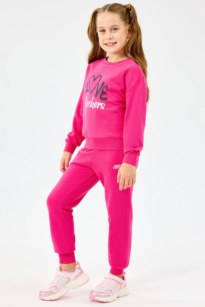 Kız Çocuk ESS Eşofman Alt SK2520006-3586 Pembe 